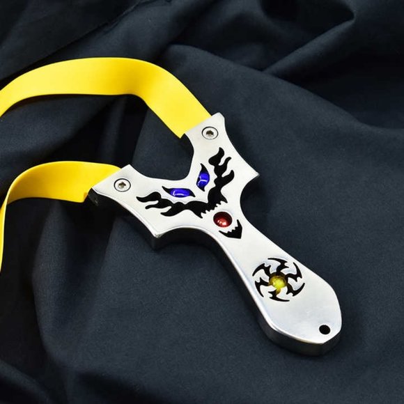 High Quality Professional Sling Shot Steel Hunting Slingshot Outdoor Transport - Picture 6 of 12